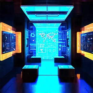 Educational Technology In Research Center With Image, There