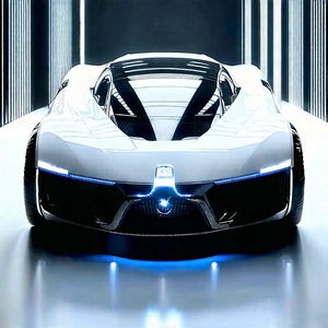 Innovative Electric Vehicle Design With White Sports