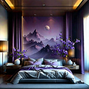 Lifestyle Commercial Photography: Bedroom Sanctuary With Comfortable Textiles With Large Bedroom