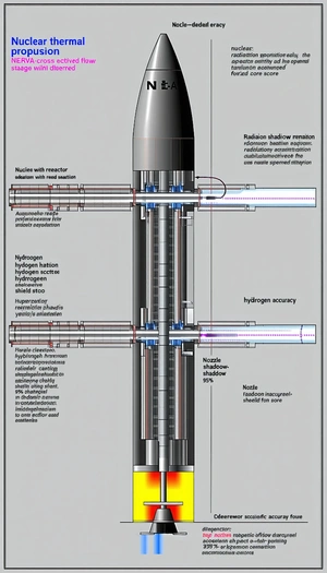 A Diagram Is Shown Of A Large, Cylindrical Object With A Blue And Purple Line Running Through It
