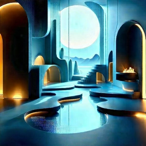 Futuristic Smart Home With Image