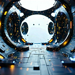 Close-up Of Sensor Array With Image, There