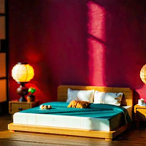 Lifestyle Tilt-shift Photography: Bedroom Sanctuary With Warm Lighting With Small Bedroom