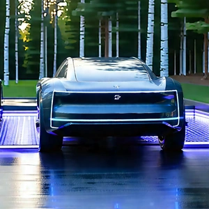 Innovative Electric Vehicle (design:1.15) With Sleek, Futuristic