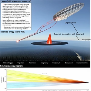 The Image Is A Diagram Showing The Process Of Creating A Laser Sail