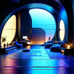 Tech Hdr Photography: Futuristic Digital Workspace With Image, There