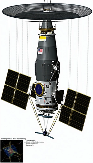 A Space Shuttle Is Shown In A Three-dimensional View, With Its Various Components Clearly Visible