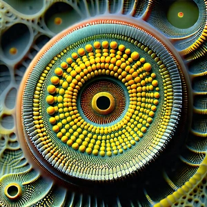 Abstract Landscape Photography: Macro view of microscopic view