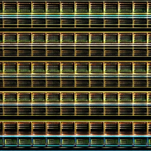 Close-up Of Sensor Array With Black White