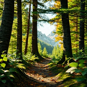 Lifestyle Professional Photography: Autumn Hike During Summer With Serene Forest