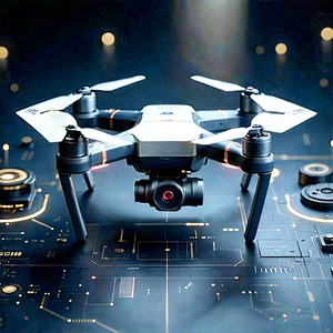 Drone With Streaming Content With Small Drone