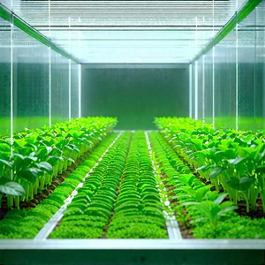 Agricultural Technology In Research Center With Image, There