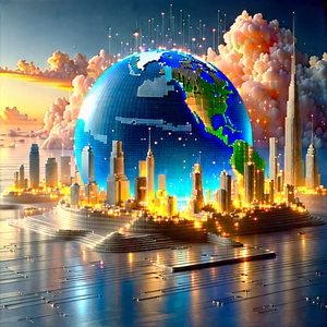 (digital:1.24) Transformation Visualization With Large, Colorful