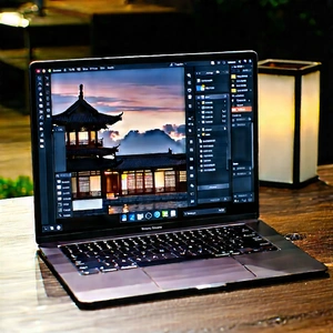 Laptop with user interface