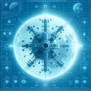 A Blue And White Globe Is Displayed In The Center Of The Image