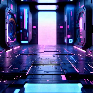 Futuristic innovation hub