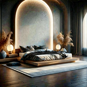 Lifestyle Unreal Engine: Bedroom sanctuary with comfortable textiles