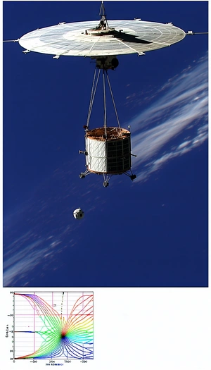 A Soccer Ball Floating In The Air, With A Sports Ball Hovering Above It