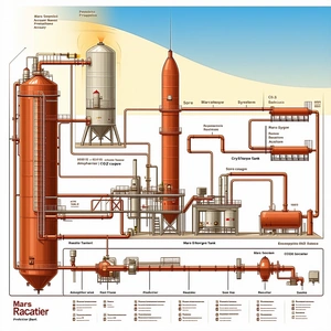 detailed diagram chemical plant