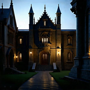 Urban Unreal Engine: Historic Building With Dramatic Lighting With Large, Building