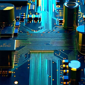 Circuit board with data streams