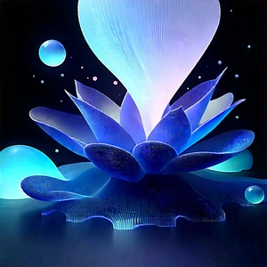 Machine Learning Visualization With Large Blue