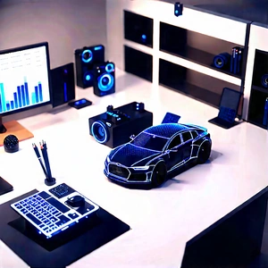 Automotive Technology In Tech Office With Image, There