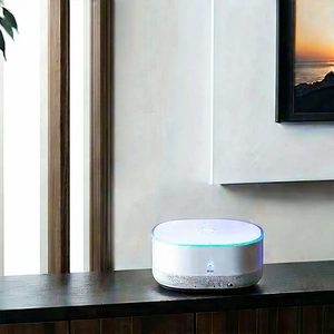 Smart Home Device With Streaming Content With Small White