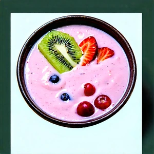 Lifestyle Architectural Photography: Smoothie Bowl Prepared With Seasonal Produce With Bowl Fruit