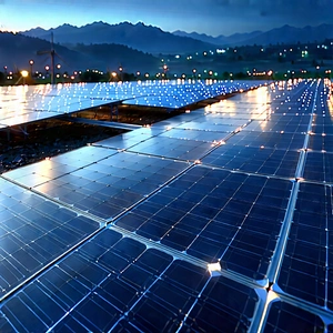 Innovative Renewable Energy (design:1.44) With Large Solar