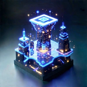 Innovative Communication Tool Design With Blue White