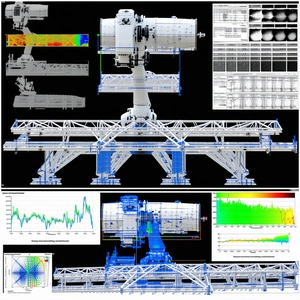 The Image Is A Collage Of Various Diagrams And Illustrations, All Related To A Large Structure