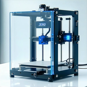 A Blue And Black Zero Machine, Which Is A 3d Printer