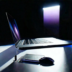 Laptop With Streaming Content With Laptop Computer