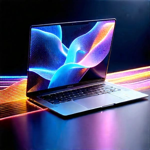 Laptop With Holographic Display With Laptop Computer