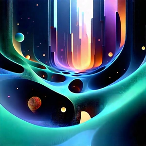 Futuristic (digital:1.23) workspace