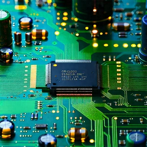 Circuit board with holographic projection
