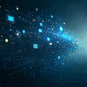 Big Data Visualization With Blue White