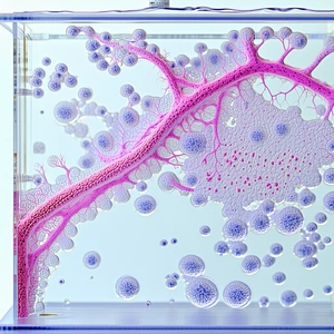 A Close-up Of A Pink And Purple Plant With A Lot Of Small Bubbles