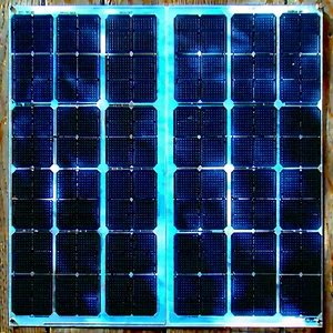Solar Panel With Blue Light (glow:1.32) With Solar Panel