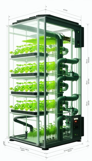 A Large Greenhouse Is Filled With A Variety Of Plants