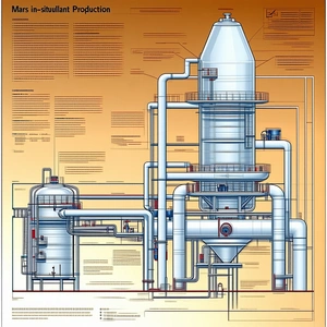 A Large, Detailed Drawing Of A Factory Is Displayed In A Book