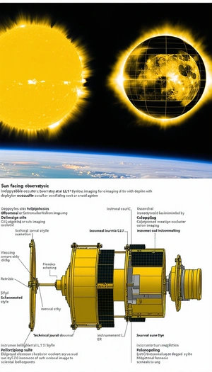 The Image Is A Diagram Showing The Relationship Between The Sun, Earth, And A Spacecraft