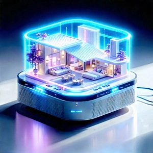 Smart Home (device:1.23) With Holographic Display With Small Model