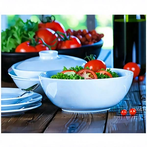 Lifestyle Diagram Style: Farm-to-table Meal Prepared With Organic Components With Wooden Dining