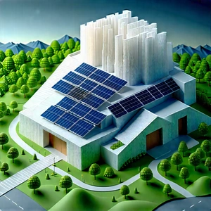 Innovative Renewable Energy (design:1.48) With Large, Modern