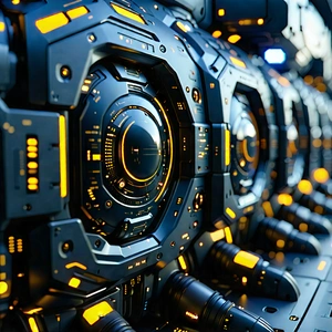 Tech Octane Render: Close-up of sensor array
