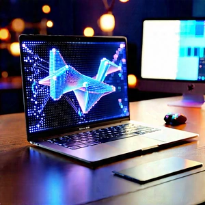 Laptop with holographic display