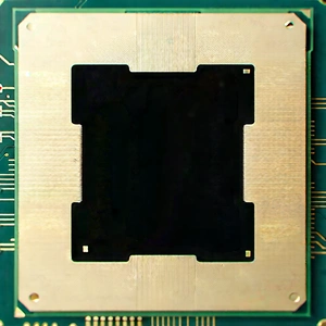 Close-up of microprocessor