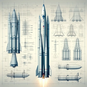 A Space Shuttle Is Shown In A Series Of Diagrams, Illustrating Its Various Components